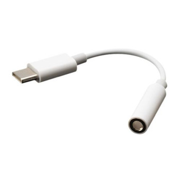Akasa Usb Type-C Male To 3.5Mm Jack Female Adapter 10Cm White AK-CBCA27-10WH
