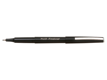 Pilot Fineliner Pen 1.2Mm Tip 0.4Mm Line Black Pack 12 4902505085949/SA