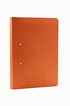 Exacompta Pocket Spring File Manilla Foolscap 285Gsm Orange Pack 25 TPFM-ORGZ