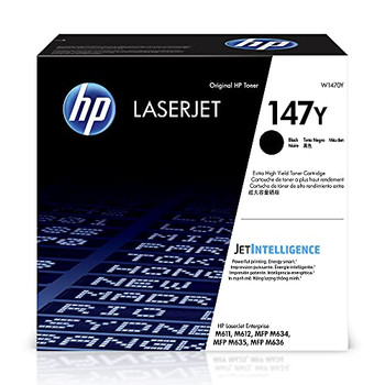 Hp 147Y Black Standard Capacity Toner Cartridge 42K Pages - W1470Y W1470Y