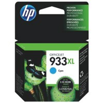 Hp 933Xl Cyan High Yield Ink Cartridge 9Ml for Hp Officejet 6100/6600/6700/7110/ CN054AE