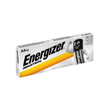 Energizer Industrial Aa Alkaline Batteries Pack 10 - E300638703 E300638703