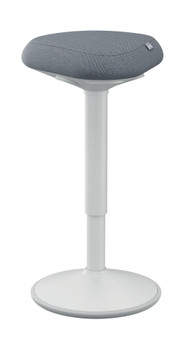 Leitz Ergo Active Standing Stool With Comfort Seat Light Grey - 65450085 65450085