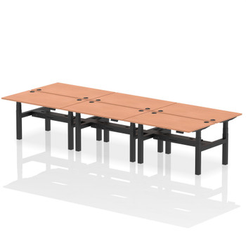 Dynamic Air Back-To-Back W1400 X D800mm Height Adjustable Sit Stand 6 Person Ben HA02106 Dynamic Air Back-To-Back W1400 X D800mm Height Adjustable Sit Stand 6 Person Ben HA02106