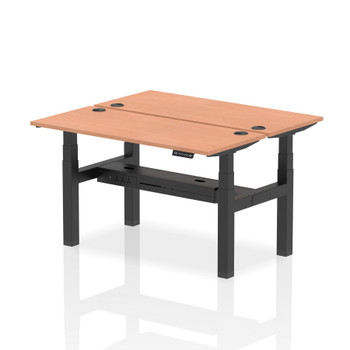 Dynamic Air Back-To-Back W1400 X D600mm Height Adjustable Sit Stand 2 Person Ben HA01854