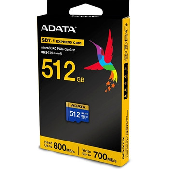 Adata Premier Extreme 512Gb Microsdxc Sd7.1 Express Card Nintendo Switch 2 Ready UD512GEX3L1-C