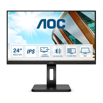 AOC Q24P2Q LED display 60.5 cm 23.8" 2560 x 1440 pixels Quad HD Black Q24P2Q
