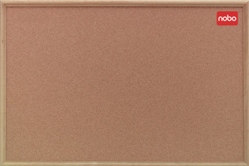 Nobo Classic Cork Noticeboard Oak Wood Frame 1200X1800mm 37639005 37639005