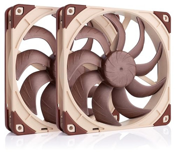 Noctua NF-A14x25 G2 PWM Sx2-PP 1500RPM 140mm Next Gen Push-Pull Fan Set NF-A14X25-G2-PWM-SX2-PP