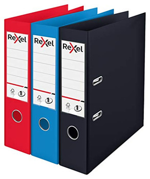 Rexel Choices A4 Polypropylene Lever Arch Files Pack 3 2115709 2115709