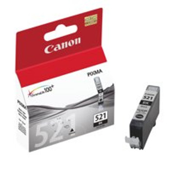 Canon Cli521bk Black Standard Capacity Ink Cartridge 9Ml - 2933B001 2933B001