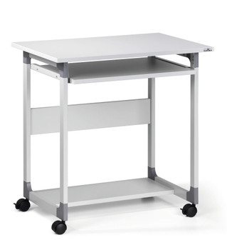 Durable System Pc Workstation Trolley 75 Fixed Height Grey - 379610 - 379610