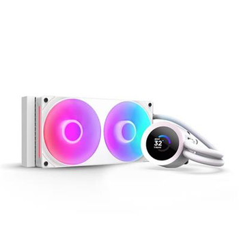 Nzxt Kraken Plus 240 Rgb White Liquid Cpu Cooler RL-KR240-W2