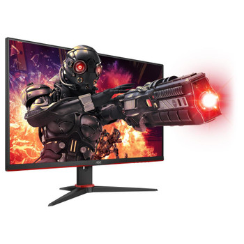 Aoc 24G2ZE/BK 23.8" Widescreen Ips Led Black/Red Monitor 1920X1080/0.5Ms/2Xhdmi/ 24G2ZE/BK
