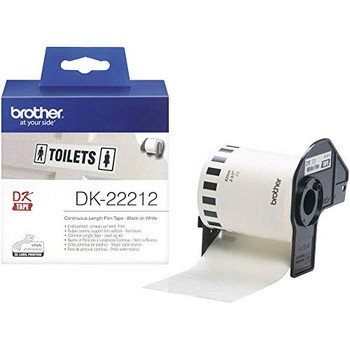 Brother DK22212 White Film Tape DK22212 Brother DK22212 White Film Tape DK22212