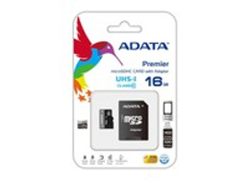 ADATA AUSDH16GUICL10-RA1 16GB MicroSDHC CLASS10 AUSDH16GUICL10-RA1