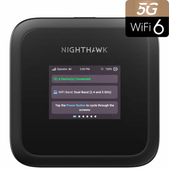 NETGEAR M3 Wi-Fi 6 802.11ax Dual-band 2.4 GHz / 5 GHz Black Portable router MH3150-100EUS