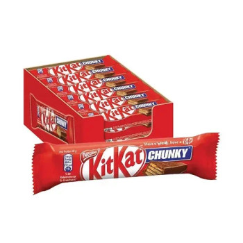 Kit Kat Chunky Milk Chocolate 40G Pack 24 - 12405887 12405887 Kit Kat Chunky Milk Chocolate 40G Pack 24 - 12405887 12405887