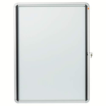 Nobo Premium Plus Outdoor Lockable Magnetic Whiteboard Display Case Aluminium Fr 1902580 Nobo Premium Plus Outdoor Lockable Magnetic Whiteboard Display Case Aluminium Fr 1902580