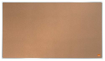 Nobo Impression Pro Widescreen Cork Noticeboard Aluminium Frame 710X400mm 191541 1915414 Nobo Impression Pro Widescreen Cork Noticeboard Aluminium Frame 710X400mm 191541 1915414