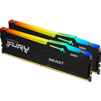 Kingston Fury Beast KF560C36BBE2AK2-32 Rgb 32Gb 2X16gb System Memory Ddr5 6000Mh KF560C36BBE2AK2-32