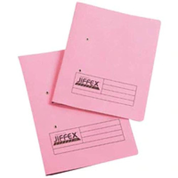 Rexel Jiffex Transfer File Manilla Foolscap 315Gsm Pink Pack 50 43217EAST 43217EAST
