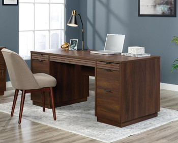 Elstree Home Office Executive Desk Spiced Mahogany - 5426484 - 5426484