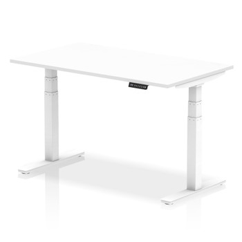 Dynamic Air 1400 X 800Mm Height Adjustable Desk White Top White Leg HA01030 HA01030 Dynamic Air 1400 X 800Mm Height Adjustable Desk White Top White Leg HA01030 HA01030