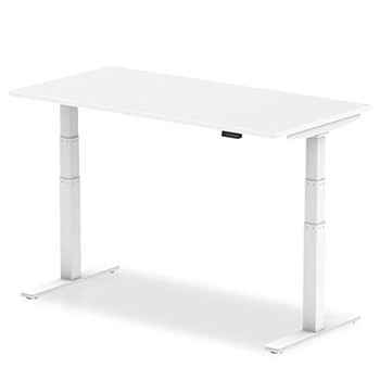 Dynamic Air 1400 X 800Mm Height Adjustable Desk White Top White Leg HA01030 HA01030 Dynamic Air 1400 X 800Mm Height Adjustable Desk White Top White Leg HA01030 HA01030