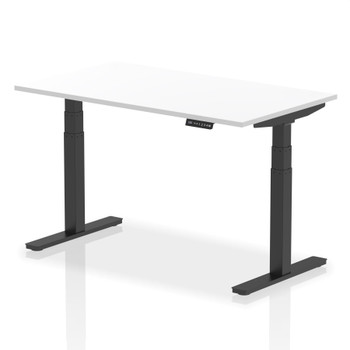 Dynamic Air 1400 X 800Mm Height Adjustable Desk White Top Black Leg HA01194 HA01194 Dynamic Air 1400 X 800Mm Height Adjustable Desk White Top Black Leg HA01194 HA01194