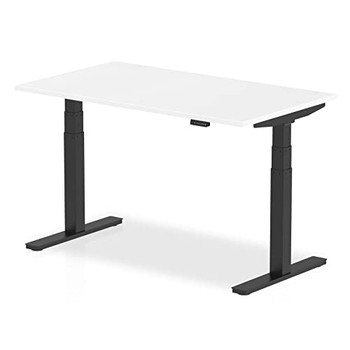 Dynamic Air 1400 X 800Mm Height Adjustable Desk White Top Black Leg HA01194 HA01194 Dynamic Air 1400 X 800Mm Height Adjustable Desk White Top Black Leg HA01194 HA01194