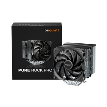 Be Quiet! Pure Rock Pro 3 Cpu Cooler Universal Socket 2 X Pure Wings Fans 2000Rp BK041