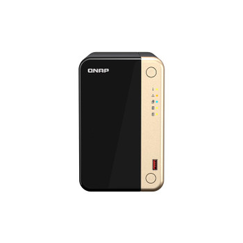 QNAP TS-264 NAS Tower Ethernet LAN Black Gold N5095 TS-264-8G