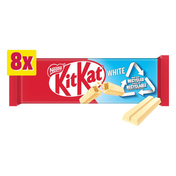 Kitkat 2 Finger White Chocolate 20.7G Pack 8 - 12602056 1260256 Kitkat 2 Finger White Chocolate 20.7G Pack 8 - 12602056 1260256