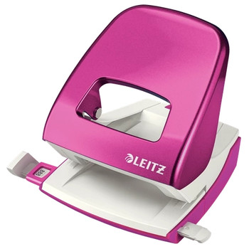 Leitz NeXXt WOW Metal Office Hole Punch Pink 50081023 50081023