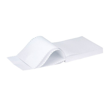 Q-Connect 11x14.5" 1-Part 70gsm Plain Listing Paper Pack of 2000 KF50071 KF50071