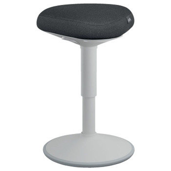 Leitz Ergo Active Sitting Stool with Comfort Seat Light Grey 65440085