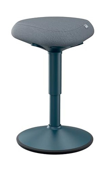 Leitz Ergo Active Sitting Stool with Comfort Seat Dark Grey 65440089