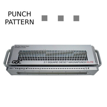 GBC 4410048 Interchangeable 3:1 Square Wire Die Set 4410048 GBC 4410048 Interchangeable 3:1 Square Wire Die Set 4410048