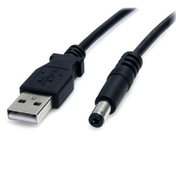 StarTech.com USB to 5.5mm Power Cable - Type M Barrel - 3 ft 0.9 m USB A Barrel USB2TYPEM
