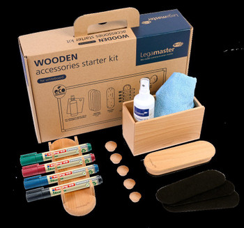 Legamaster Wooden Whiteboard Accessory Set 17 Pieces - 7-125600 7-125600 Legamaster Wooden Whiteboard Accessory Set 17 Pieces - 7-125600 7-125600