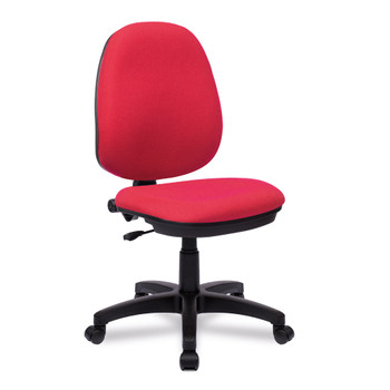 Nautilus Designs Java 100 Medium Back Single Lever Fabric Operator Office Chair BCF/I300/RD Nautilus Designs Java 100 Medium Back Single Lever Fabric Operator Office Chair BCF/I300/RD