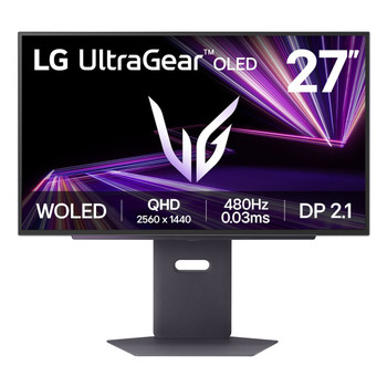 LG 27" UltraGear OLED 480Hz QHD Gaming Monitor 68.6 cm 27" 2560 x 1440 pixels 2K 27GX790A-B.AEK