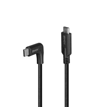 Lindy 32018 1M USB 3.2 Type C Cable. 90� 32018