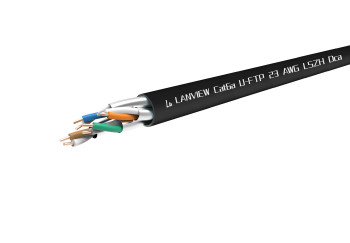 Lanview LVN122433 Cat6a U-FTP 4x2xAWG23 LSZH LVN122433