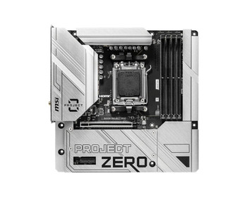 MSI B650M PROJECT ZERO Motherboard Amd B650 Socket B650M PROJECT ZERO