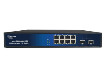 ALLNET ALL-SG8208PF-10G Network Switch Unmanaged L2 ALL-SG8208PF-10G