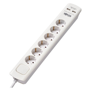 Tripp Lite TLP6G18USB 6-Outlet Surge Protector With TLP6G18USB Tripp Lite TLP6G18USB 6-Outlet Surge Protector With TLP6G18USB