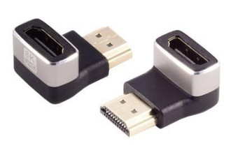 MicroConnect HDM19F19MA2-8K HDMI 8k 90� angeled down F-M HDM19F19MA2-8K