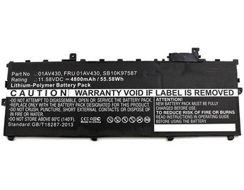 CoreParts 01AV494-CP Laptop Battery. 55Wh Li-Pol 01AV494-CP